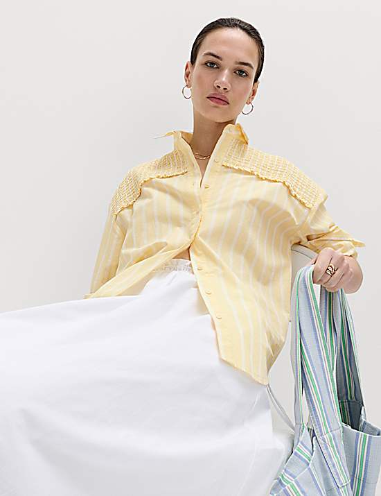 Tailored Striped Longline Waistcoat