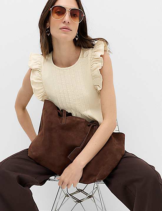Tailored Striped Longline Waistcoat