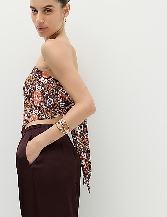 Tailored Striped Longline Waistcoat