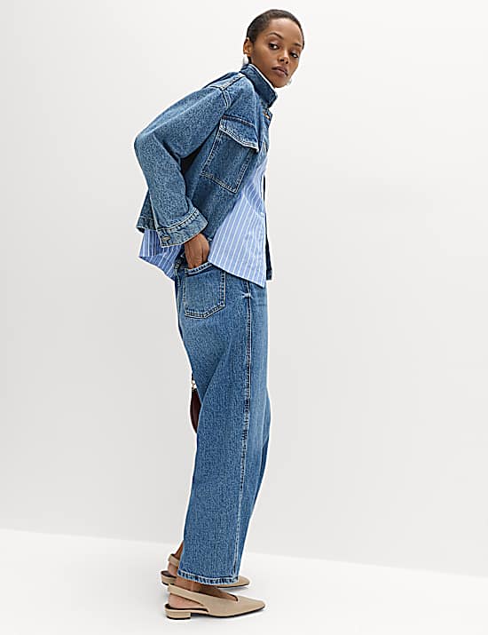 Tailored Striped Longline Waistcoat