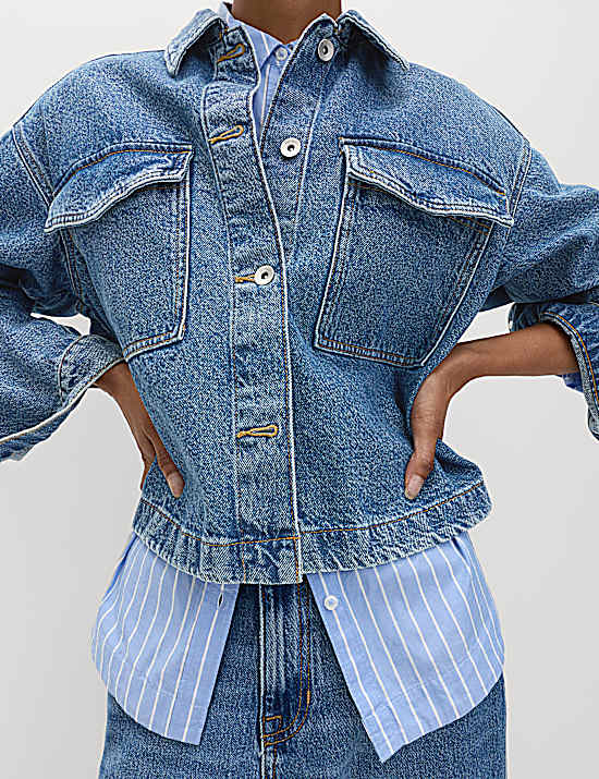 Tailored Striped Longline Waistcoat
