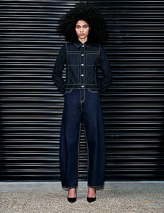Tailored Striped Longline Waistcoat