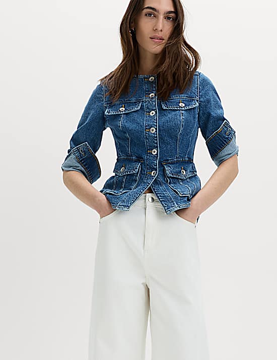 Tailored Striped Longline Waistcoat