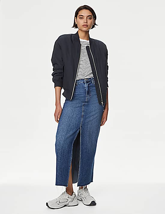 Tailored Striped Longline Waistcoat