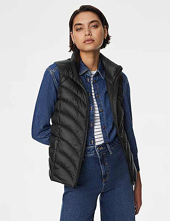 Tailored Striped Longline Waistcoat