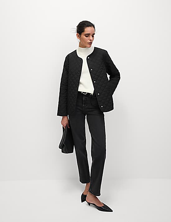 Tailored Striped Longline Waistcoat
