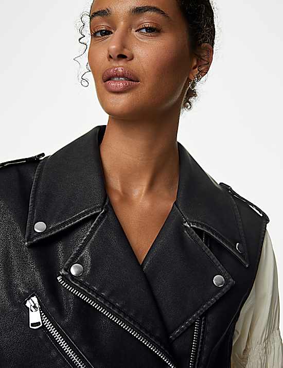 Tailored Striped Longline Waistcoat