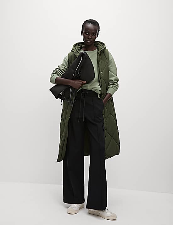 Tailored Striped Longline Waistcoat