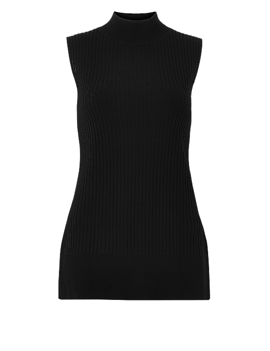 Tailored Striped Longline Waistcoat