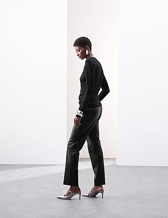Tailored Striped Longline Waistcoat