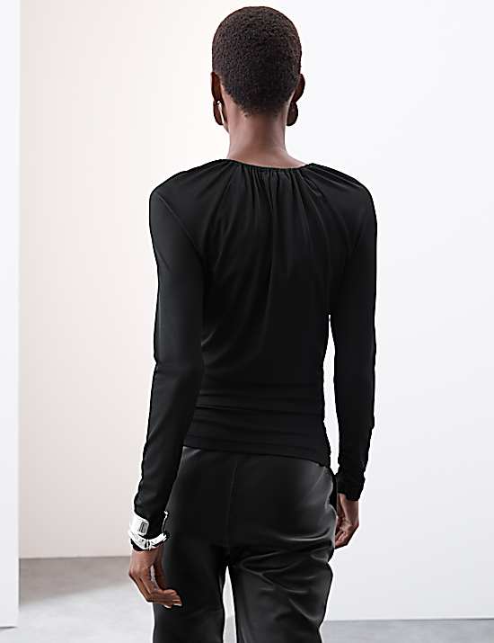 Tailored Striped Longline Waistcoat