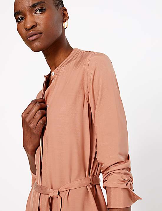 Tailored Striped Longline Waistcoat
