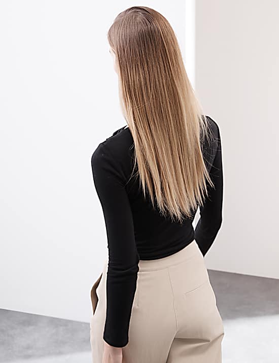 Tailored Striped Longline Waistcoat