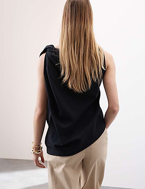 Tailored Striped Longline Waistcoat