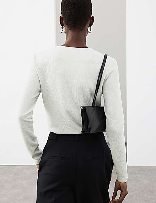 Tailored Striped Longline Waistcoat