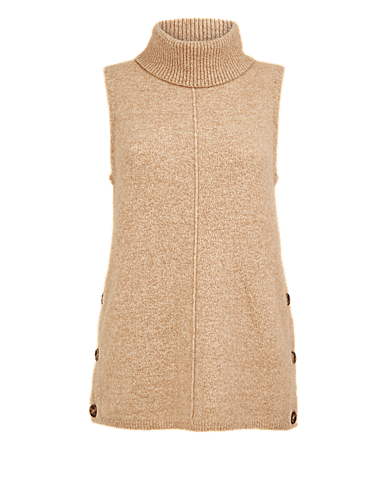 Tailored Striped Longline Waistcoat