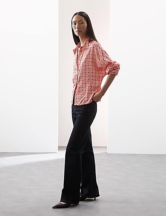 Tailored Striped Longline Waistcoat