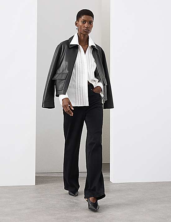 Tailored Striped Longline Waistcoat