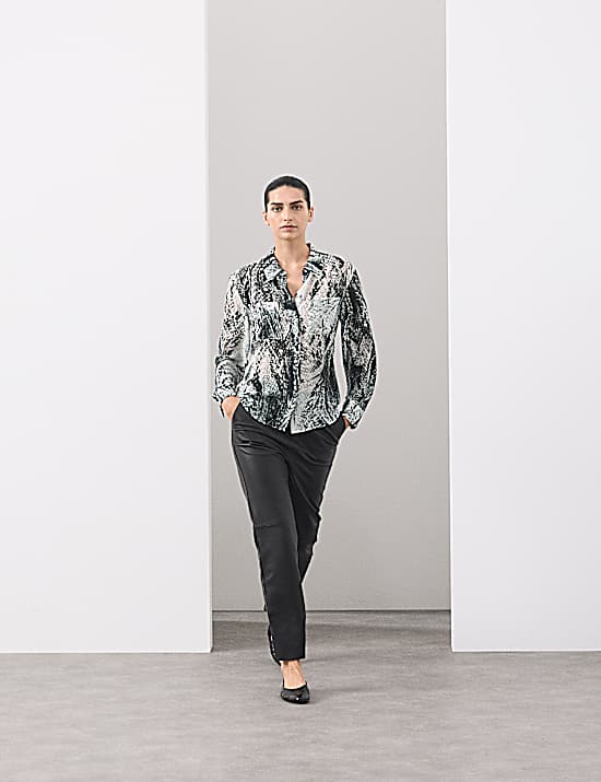 Tailored Striped Longline Waistcoat