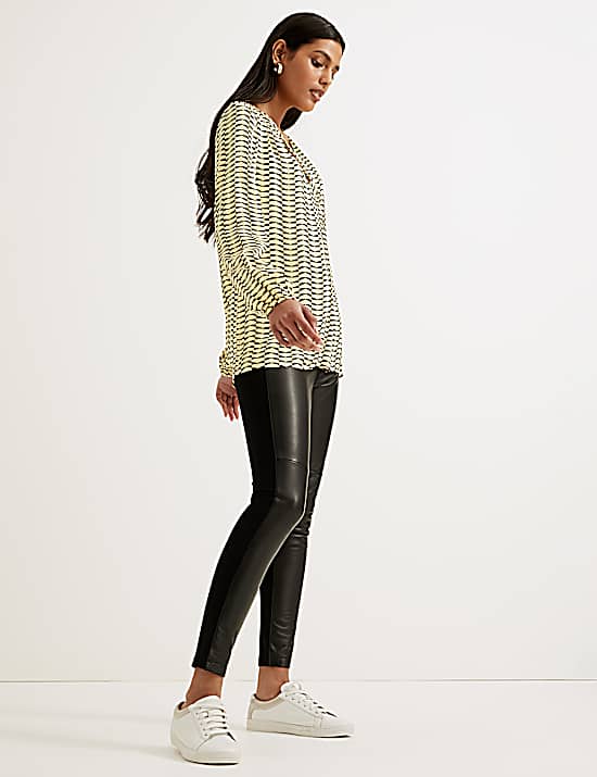 Tailored Striped Longline Waistcoat