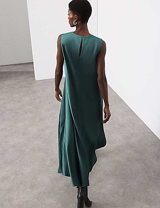Tailored Striped Longline Waistcoat