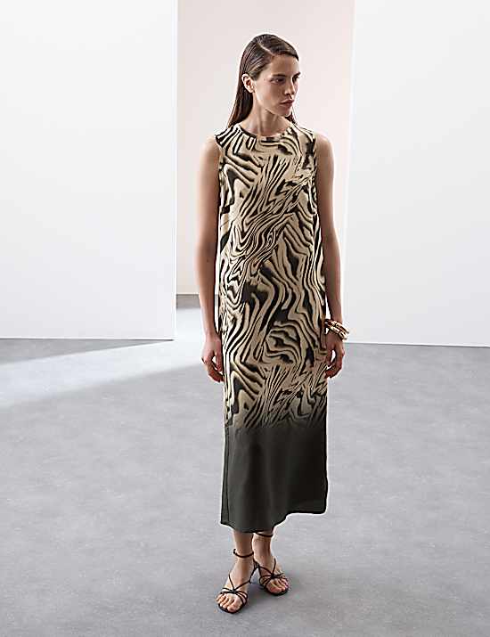 Tailored Striped Longline Waistcoat
