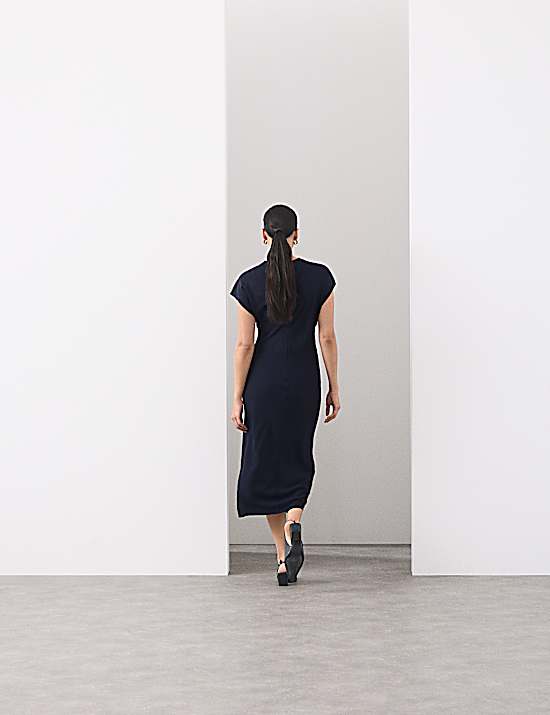 Tailored Striped Longline Waistcoat