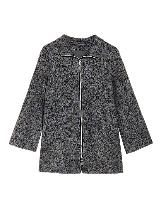 Tailored Striped Longline Waistcoat