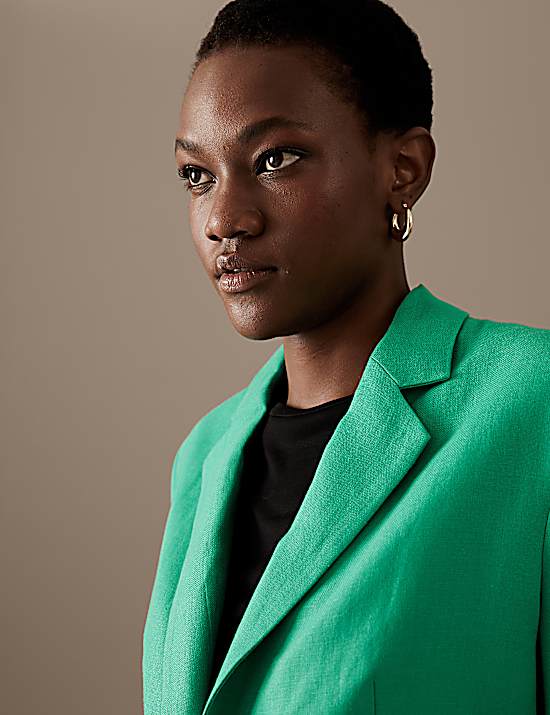 Tailored Striped Longline Waistcoat