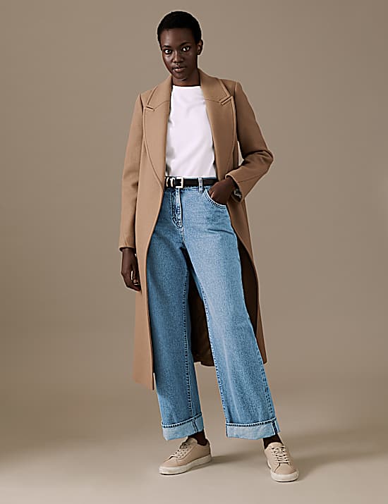 Tailored Striped Longline Waistcoat