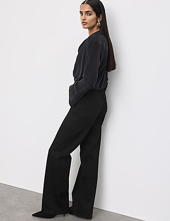 Tailored Striped Longline Waistcoat