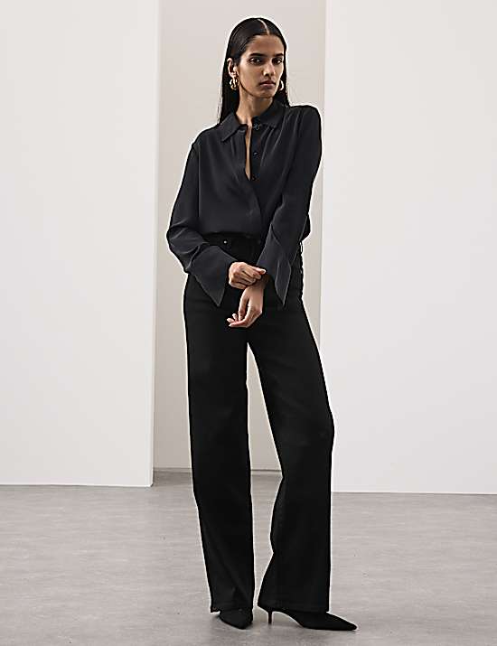 Tailored Striped Longline Waistcoat