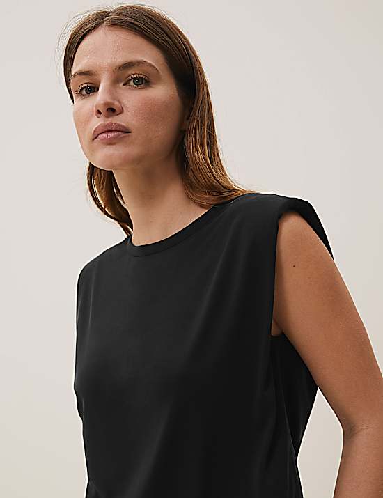 Tailored Striped Longline Waistcoat