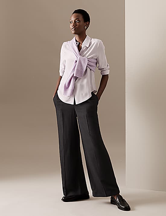Tailored Striped Longline Waistcoat