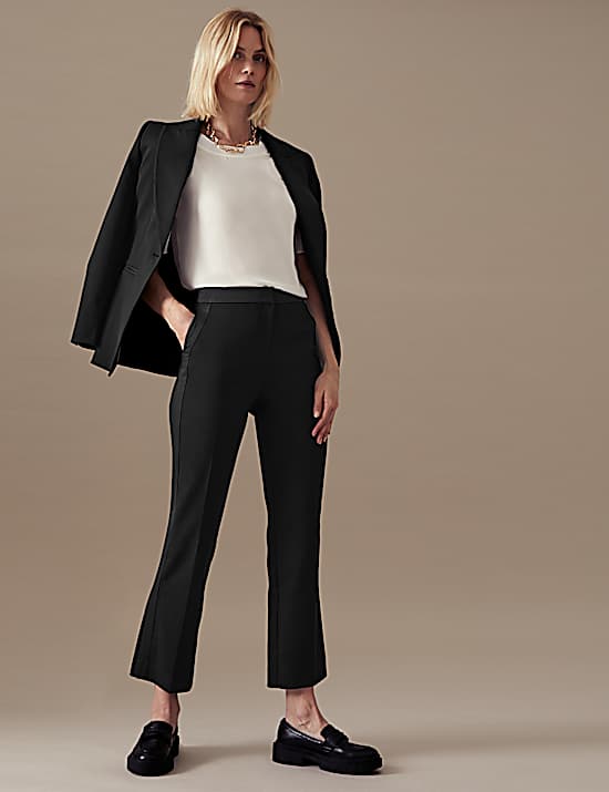 Tailored Striped Longline Waistcoat