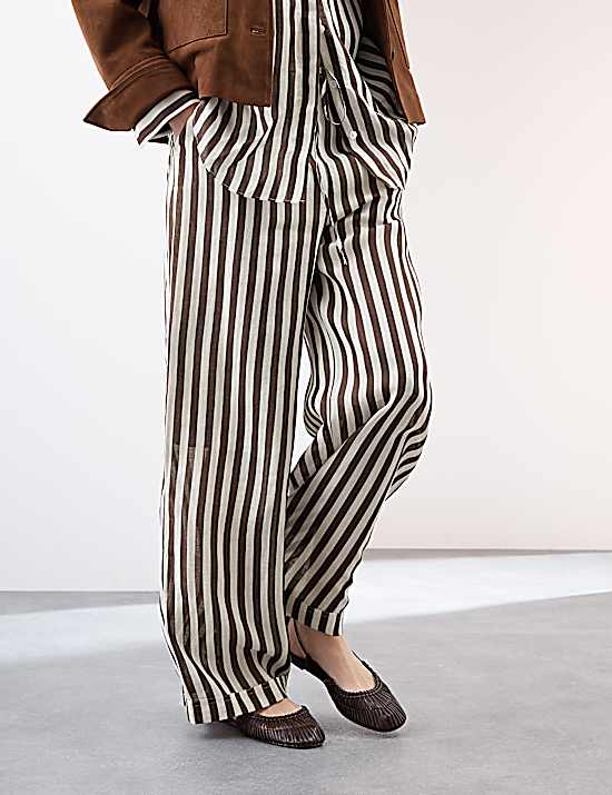 Tailored Striped Longline Waistcoat