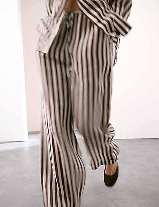 Tailored Striped Longline Waistcoat