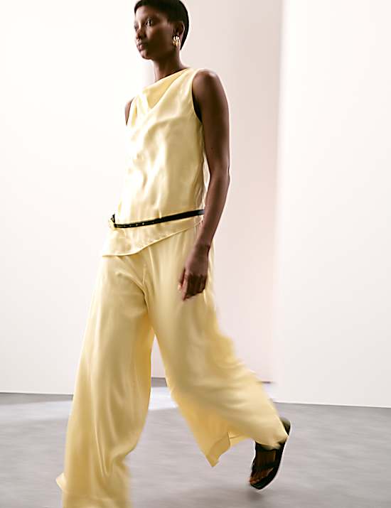 Tailored Striped Longline Waistcoat