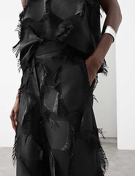 Tailored Striped Longline Waistcoat