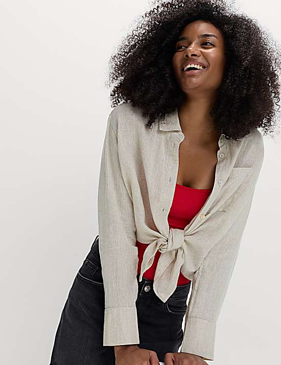 Tailored Striped Longline Waistcoat