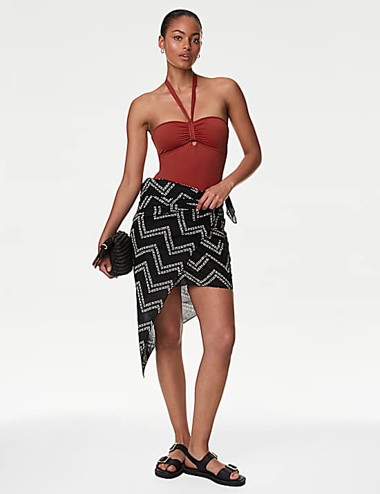 Tailored Striped Longline Waistcoat