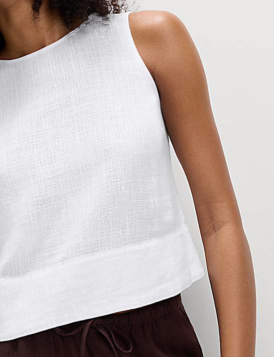 Tailored Striped Longline Waistcoat