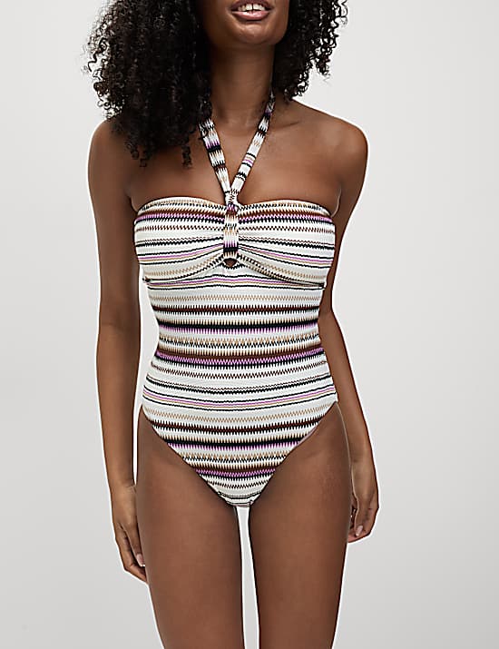 Tailored Striped Longline Waistcoat