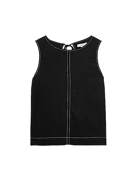 Tailored Striped Longline Waistcoat