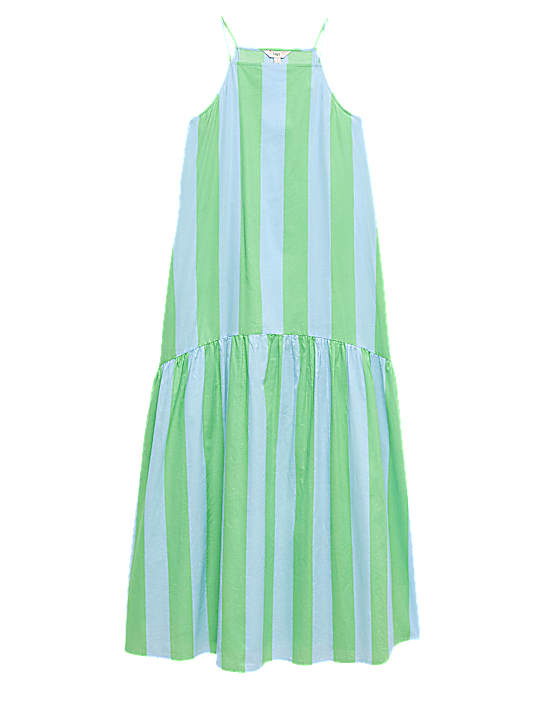 Tailored Striped Longline Waistcoat