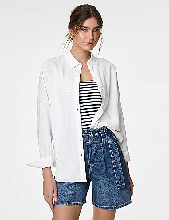 Tailored Striped Longline Waistcoat