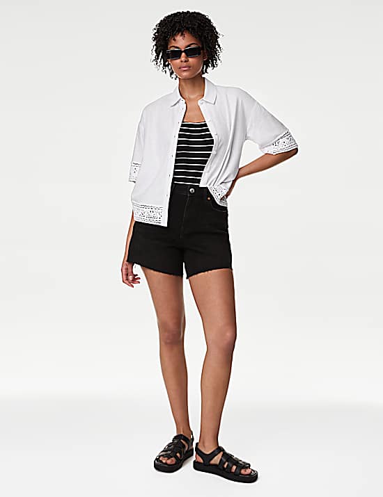 Tailored Striped Longline Waistcoat