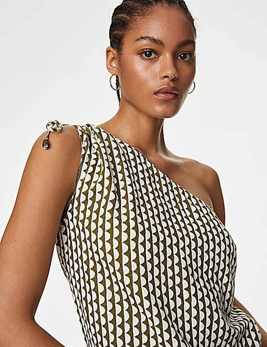 Tailored Striped Longline Waistcoat