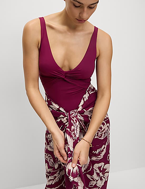 Tailored Striped Longline Waistcoat
