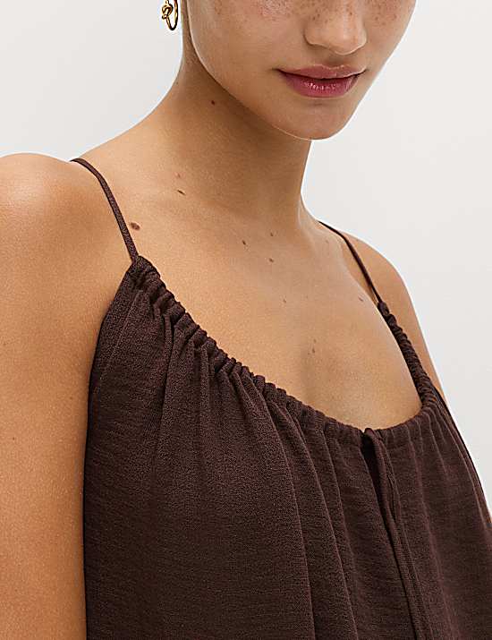 Tailored Striped Longline Waistcoat